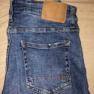 Used Aeropostale mens straight ripped jeans 28x30